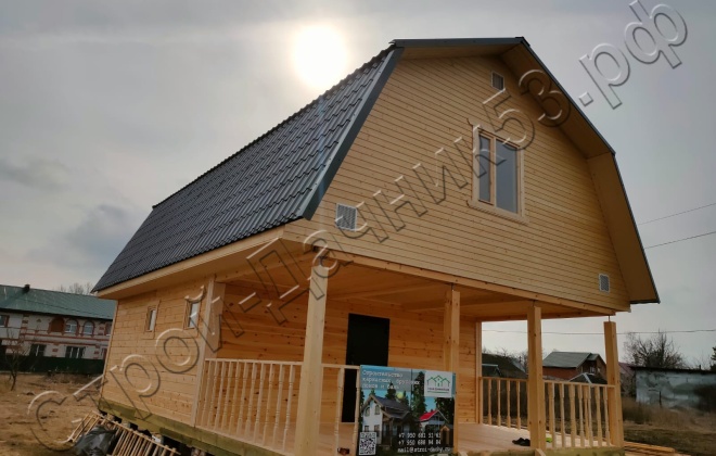 2 Брусовая баня  Б-34, 9х6м, 94,5 М², Рязанская область, Рязанский район, деревня Шелудино-1. (6)